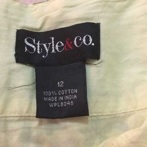 Style & Co. Floral Print Skirt Size 12 - Picture 3 of 3